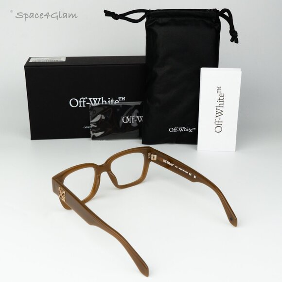 Off-White Men Eyeglasses Mud Square OERJ059 STYLE 59 7400 NEW AUTHENTIC - Picture 8 of 8